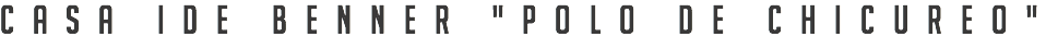 Casa ide benner "Polo de chicureo"